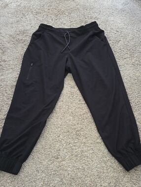 Eddie Bauer Black Women's Jogger Sweatpants with Zipper Pocket